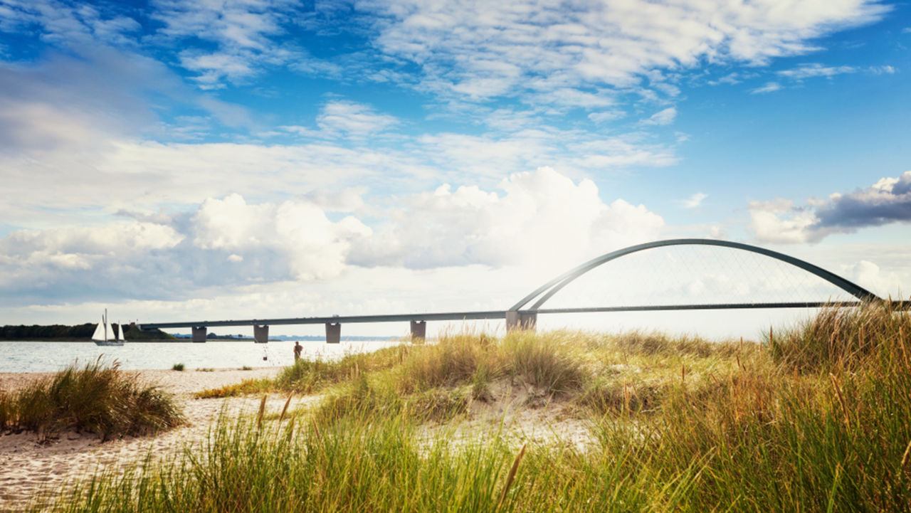 Brücke nach Fehmarn, Ostseeinsel